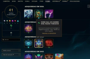 [Entrega Automática] Conta Lol Platina, 42 Skins, Upada Mão - League of Legends