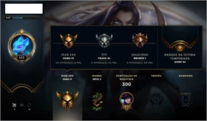 Conta Ouro 4 FLEX 5X5 // 82 CAMPEÕES // 41 SKINS - League of Legends LOL
