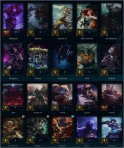 Conta Ouro 4 FLEX 5X5 // 82 CAMPEÕES // 41 SKINS - League of Legends LOL