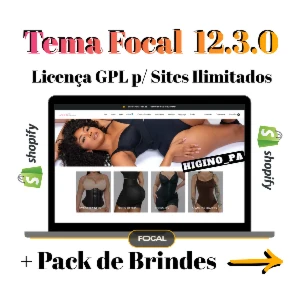 Tema Shopify Focal Original + Atualizações