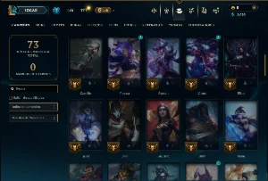 Mestre com 70 Champs e 4 Skins  ( 21 PDL ) - League of Legends LOL