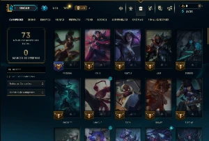 Mestre com 70 Champs e 4 Skins  ( 21 PDL ) - League of Legends LOL