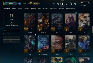 Mestre com 70 Champs e 4 Skins  ( 21 PDL ) - League of Legends LOL