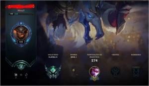 Conta League Of Legends Platina 4 LOL