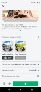 Vendo Conta Roblox