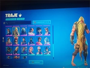 Conta fortnite mais de 55 skins completas( mochila,picareta)