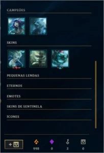 CONTA DE LOL NÍVEL 285 - 52 SKINS - 113 CHAMPS - League of Legends