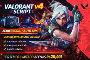 🔥 Valorant V4 – Mira Insana + Zero Recoil! Ps5/Xbox