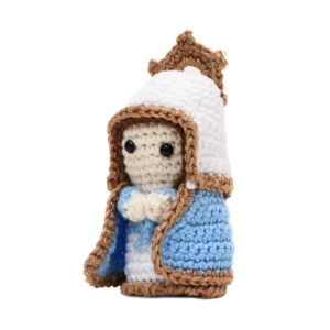 Mini Nossa Senhora da Graça em amigurumi - Artesanato e Personalizados