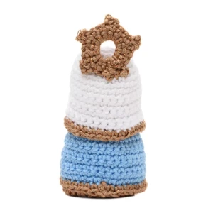Mini Nossa Senhora da Graça em amigurumi - Artesanato e Personalizados