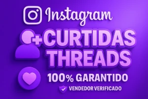 1K Curtidas Threads Instagram|BR PREMIUM ★[promoção]★ - Redes Sociais
