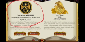 Conta Aqw Lv 100 Com Member E Barata - Adventure Quest World