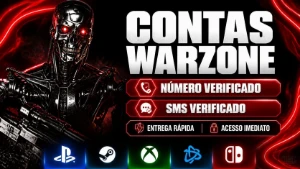 Contas Warzone C/ Numero Verificado Mw4/Bo7/Bo6/Mw3/Mw2 - Call of Duty COD