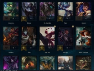 CONTA SMURF PLAT 1 - League of Legends LOL