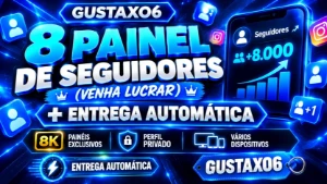 8 Painel De Seguidores (Venha Lucrar) Entrega Automatica - Redes Sociais