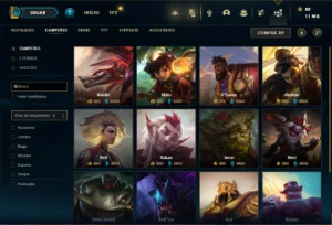 Conta Unranked com 150 Champs e 159 Skins + 2 Prestigios - League of Legends LOL