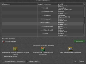 ROYAL PALADIN 190 (INABRA) - OPEN PVP - Tibia