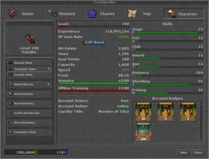 ROYAL PALADIN 190 (INABRA) - OPEN PVP - Tibia