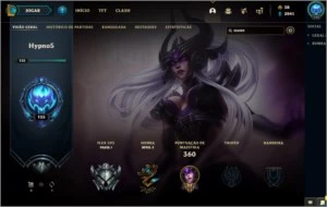 CONTA LEAGUE OF LEGENDS 60 SKILL 124 CAMPEOS LOL