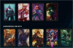 CONTA LEAGUE OF LEGENDS 60 SKILL 124 CAMPEOS LOL