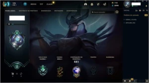 conta de lol platina 1 150 skins com skin rara corki ovni - League of Legends