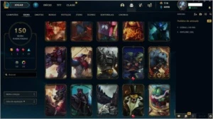 conta de lol platina 1 150 skins com skin rara corki ovni - League of Legends
