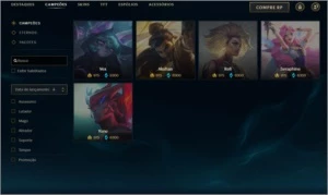 Conta League of Legends LOL