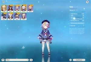 Qiqi 5 ★ | AR 10 ❄️ - Genshin Impact