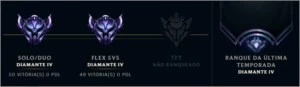 Conta LOL Diamente 4 - League of Legends