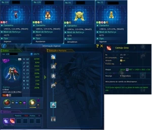 Conta LADMO OMEGAMON LVL 126 HIKARI - Digimon Masters Online