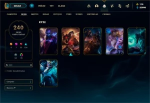 Conta lol Diamante 2 (MMR de Mestre) - League of Legends