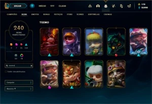 Conta lol Diamante 2 (MMR de Mestre) - League of Legends