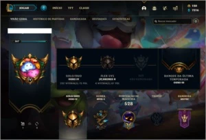 Conta ouro 4 com 135 champs e 82 skins - League of Legends LOL