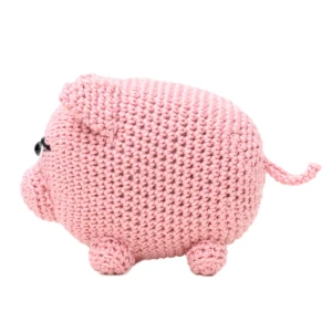 Porquinho Rosa em Crochê Amigurumi - Artesanato e Personalizados