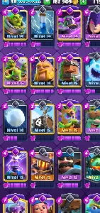 Conta Clash Royale nível 56, com email de recuperação.Vária