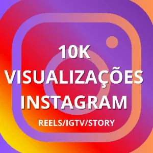 10K Visualizações Instagram - Redes Sociais