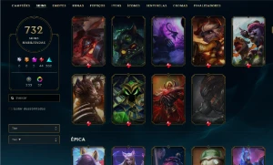 Full Acesso / 700 Skins / 164 Champ / Since 2013 - League of Legends LOL