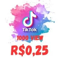 1000 View TIKTOK Por R$0,25