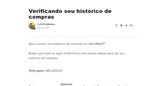 VENDO CONTA DE VALORANT STREAMER