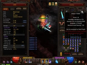 Acc mu global Bk - Hellheim - MU Online