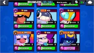 Conta Brawl Stars 15500 Trofeus 37/48