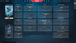 Conta Ex Platina com skin! (Sem rank atualmente) - Valorant