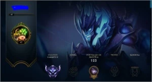Conta para smurf d4 main adc 67% winrate - League of Legends LOL