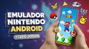 Emulador de nintendo para android + 1200 jogos!!
