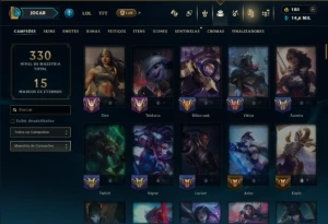 Ouro 2 com 120 Champs e 64 Skins ( MAIN ADC ) - League of Legends LOL