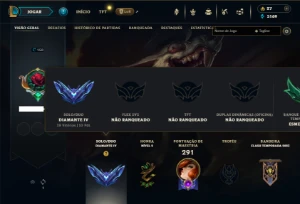 Diamante 4 com 150 Champs e 143 Skins + Ryze Triunfante - League of Legends LOL