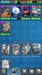 CONTA CLASH ROYALE - LVL 11 - 4000 TROFÉUS - CARDS LVL 12/13