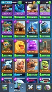 CONTA CLASH ROYALE - LVL 11 - 4000 TROFÉUS - CARDS LVL 12/13