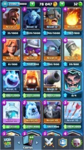 CONTA CLASH ROYALE - LVL 11 - 4000 TROFÉUS - CARDS LVL 12/13