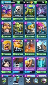 CONTA CLASH ROYALE - LVL 11 - 4000 TROFÉUS - CARDS LVL 12/13